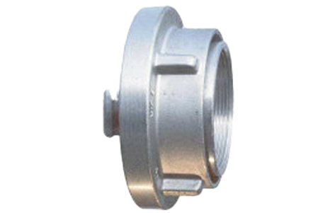 Adapter with female thread, swivelling lug