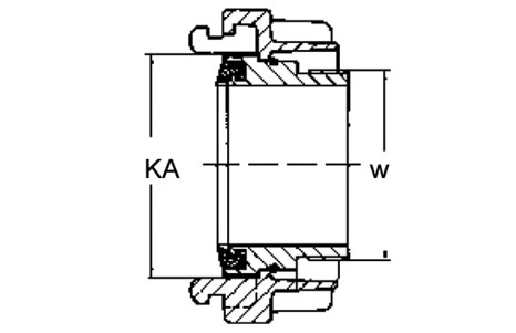 Adapter with male thread, swivelling lug