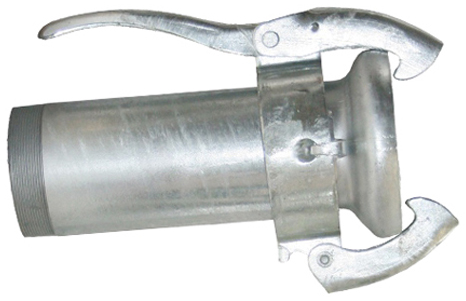 Cardan female part with male threaded nozzle  I  galvanised