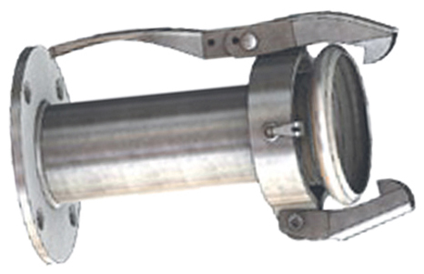 Cardan female part with round flange  I  galvanised