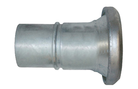 Bauer cup with smooth hose shank  I  galvanised