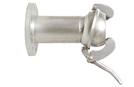 Bauer ball with flange  I  galvanised